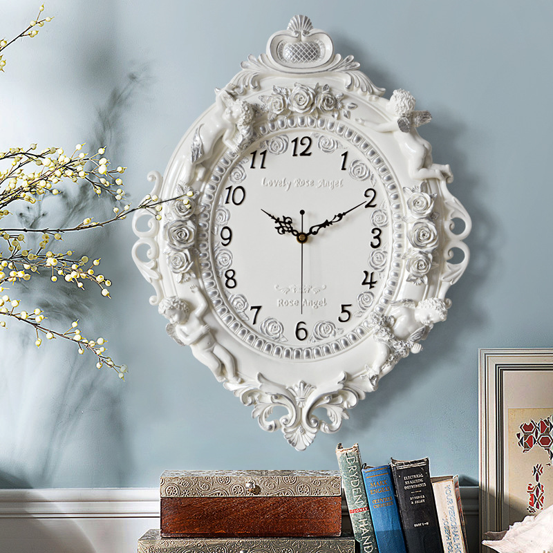 European Angel Wall Clock Livi - Resin Art Wall Clock review and price