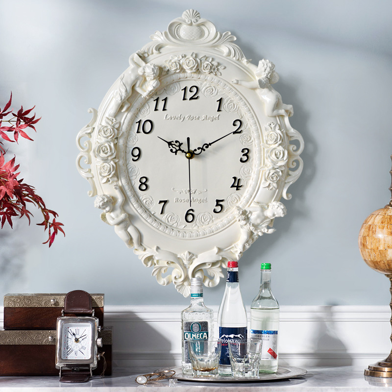 European Angel Wall Clock Livi - Resin Art Wall Clock review and price