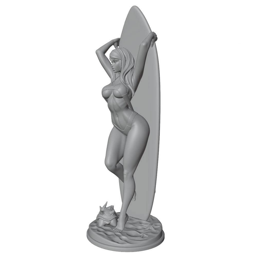 1/24/6 Beach Girl Resin Model  - Resin Art Beach review and price