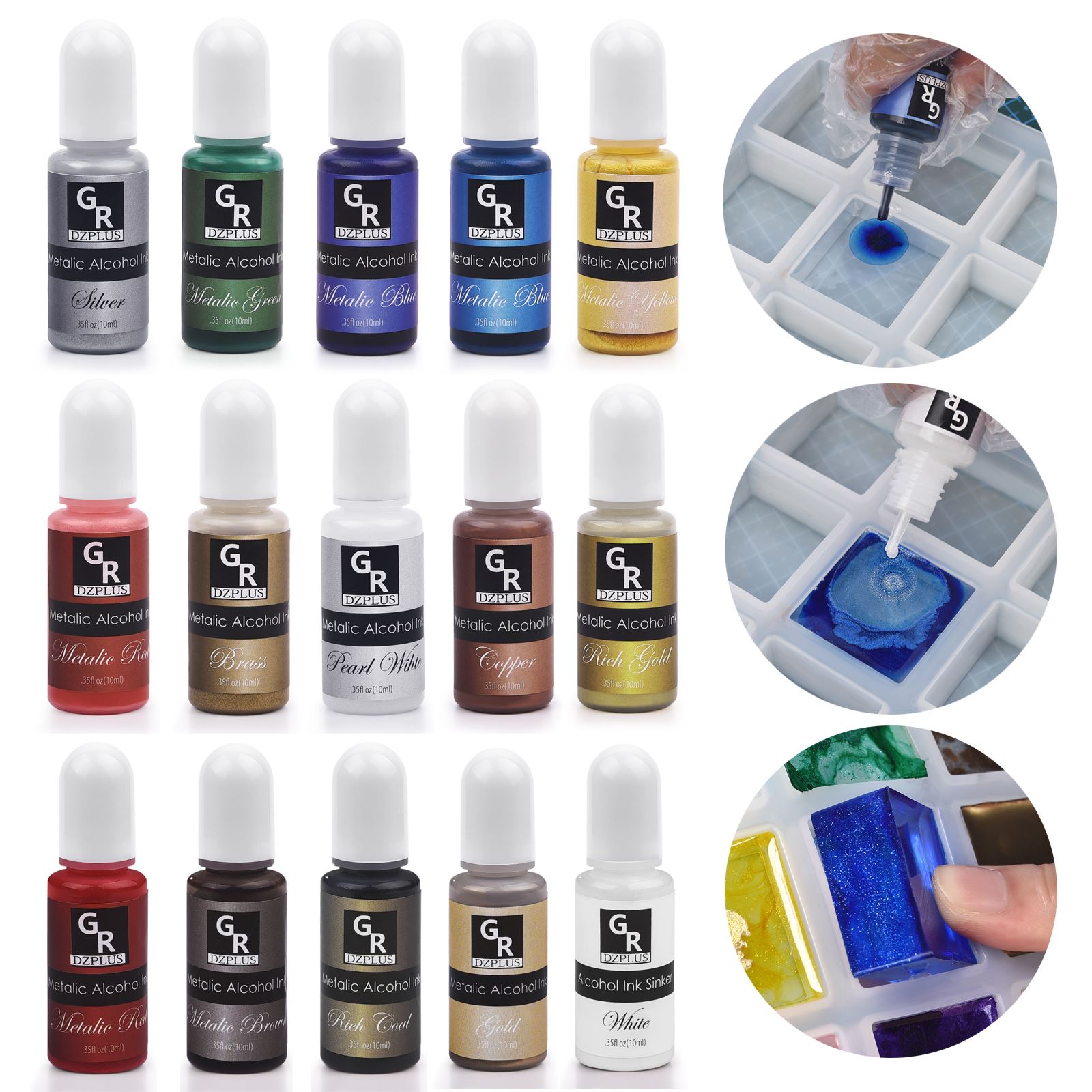 1 Set Resin Pigment Kit Art In - Resin Pigment Alcohol Ink review and price