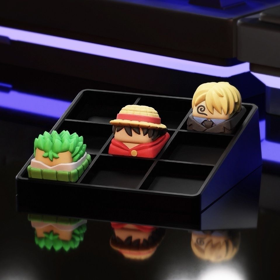 New Kawaii ONE PIECE Luffy Key - Resin Art Anime review and price