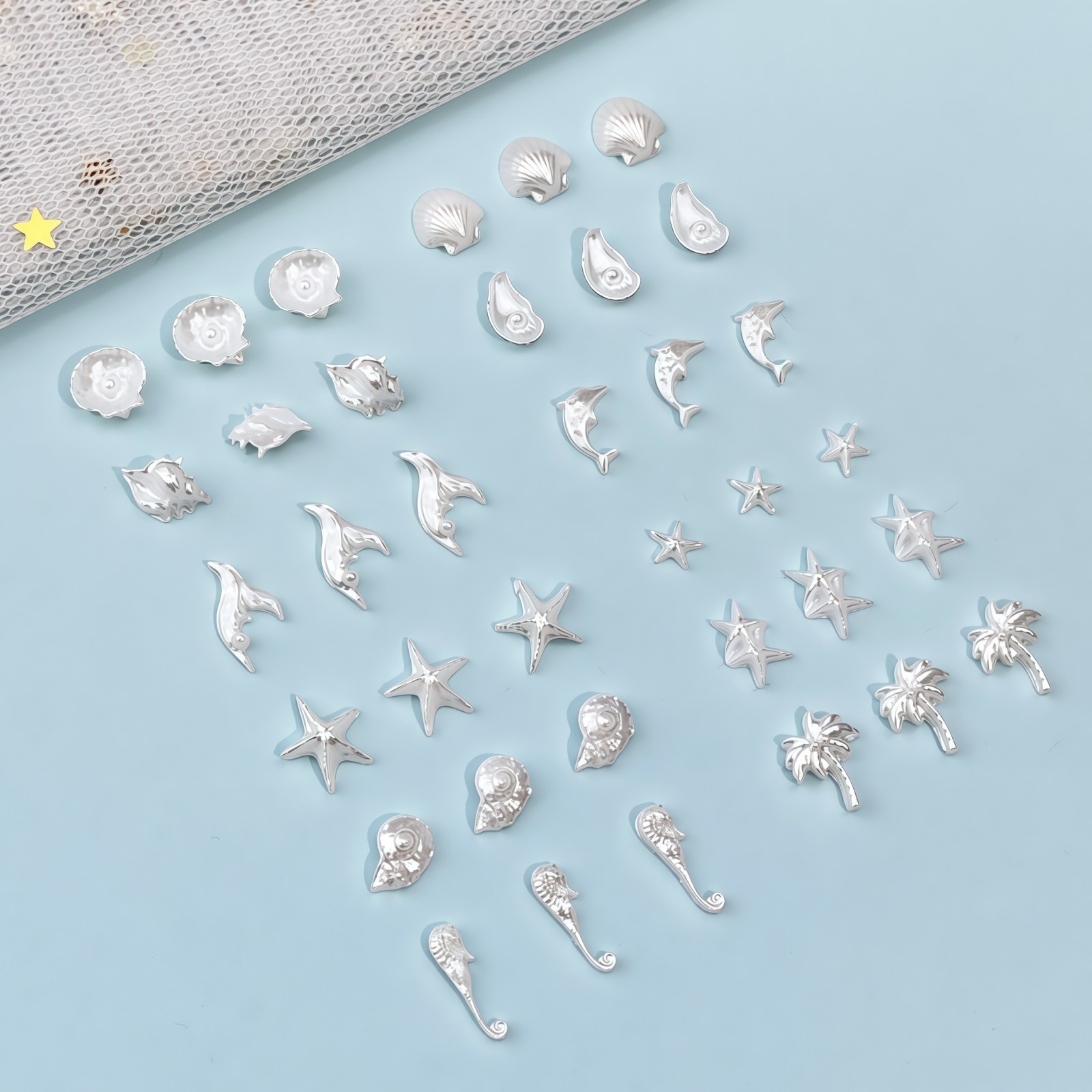 50PCS Dreamy Blue Sea Series R - Resin Art Beach review and price