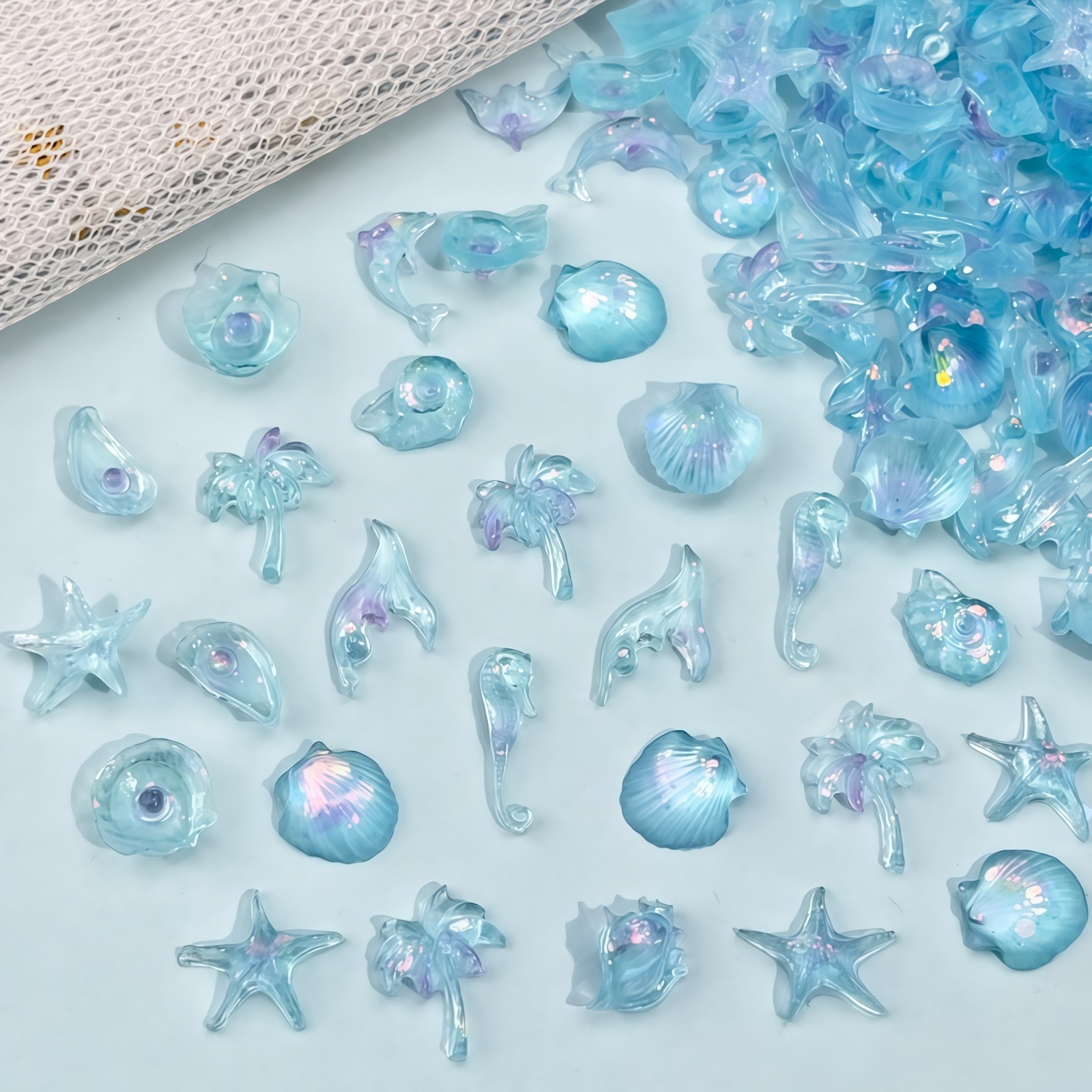 50PCS Dreamy Blue Sea Series R - Resin Art Beach review and price