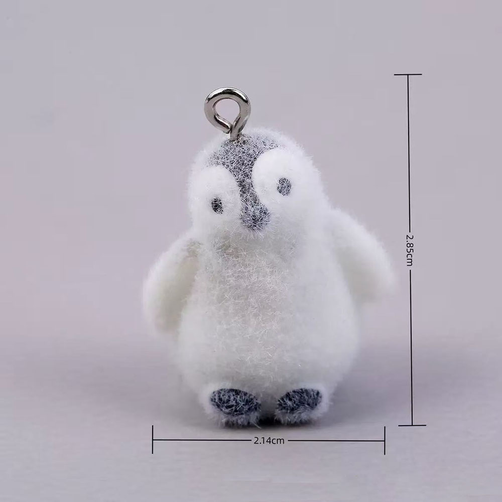 5pcs Flocking Small Penguin Re - Resin Art Pendant review and price