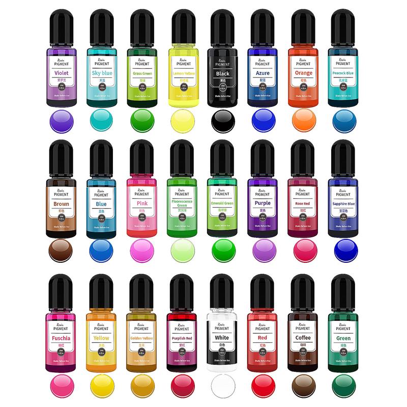 24 Color Art Ink Alcohol Resin - Resin Pigment Alcohol Ink review and price