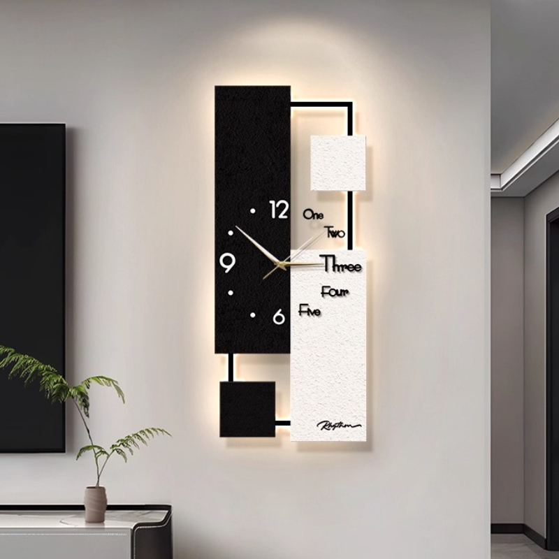 Luxury Living Room Wall Clock  - Resin Art Wall Clock review and price