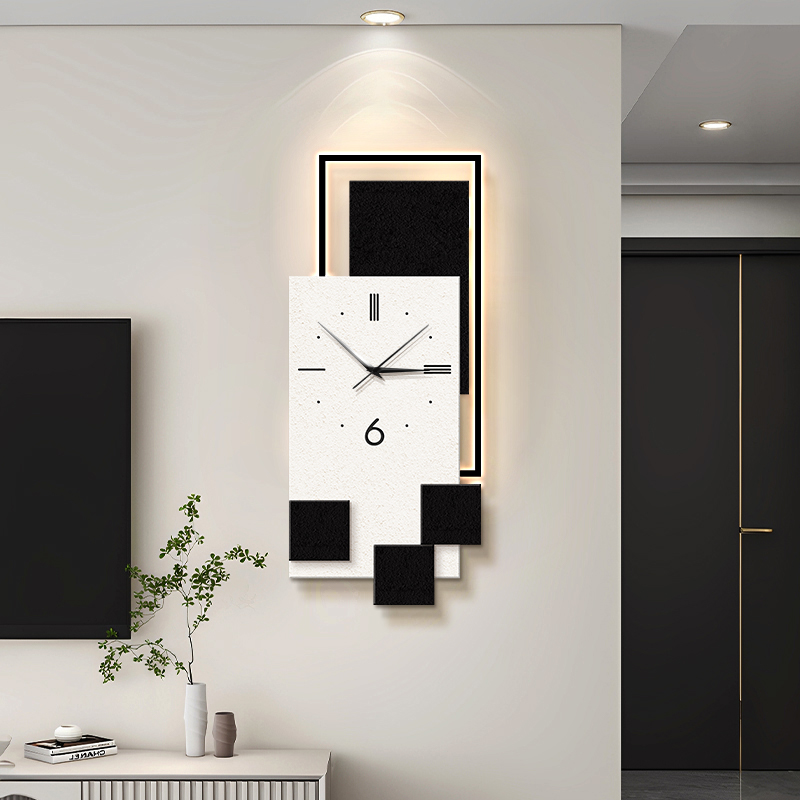 Luxury Living Room Wall Clock  - Resin Art Wall Clock review and price