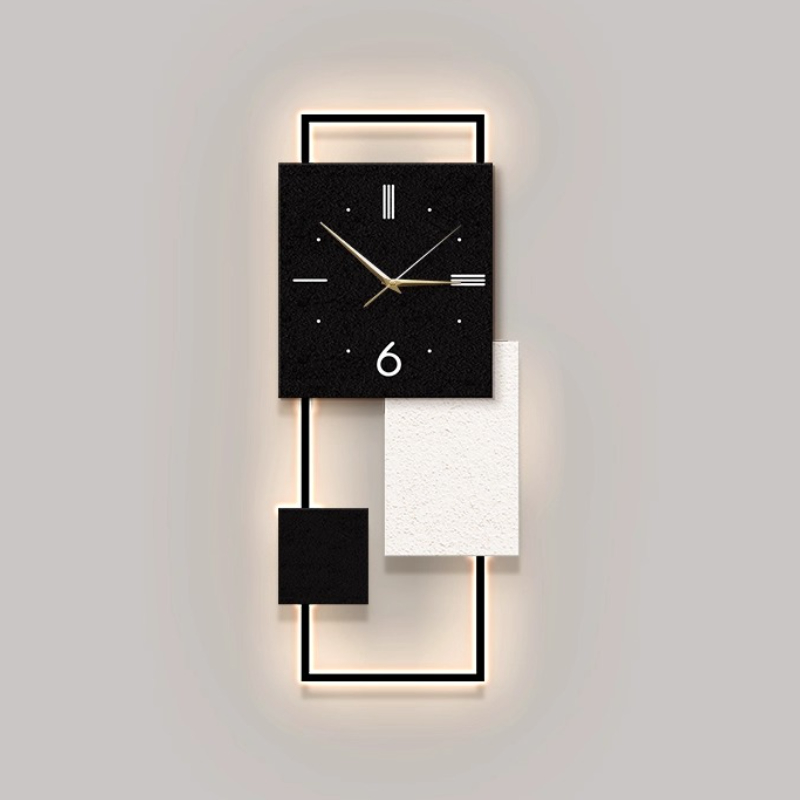 Luxury Living Room Wall Clock  - Resin Art Wall Clock review and price