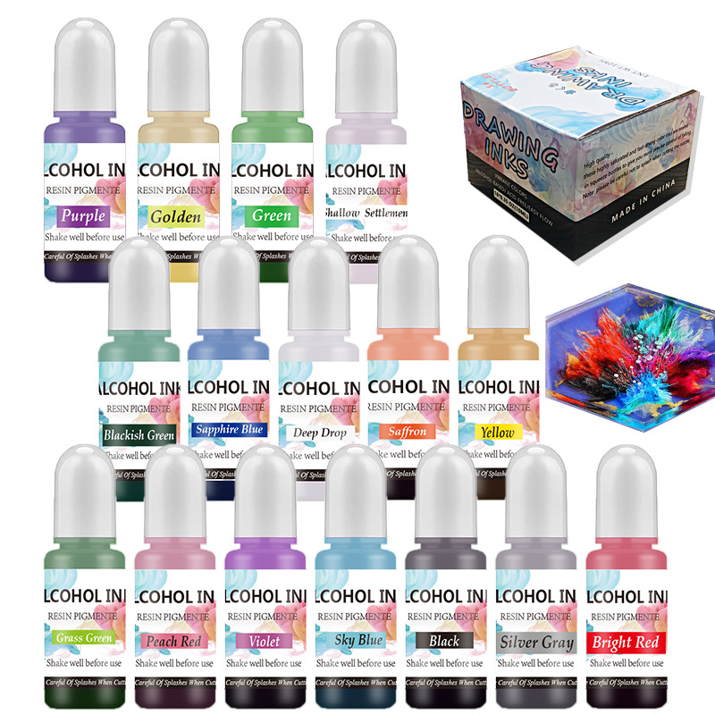 A Set Ink Alcohol Resin Pigmen - Resin Pigment Alcohol Ink review and price