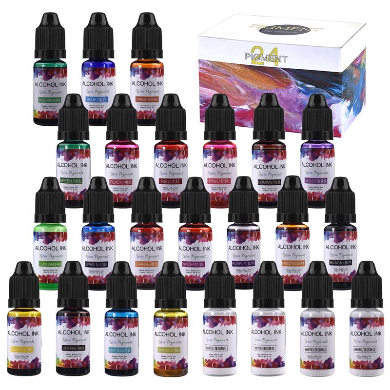 1 Set Epoxy Resin Pigment Kit  - Resin Pigment Alcohol Ink review and price
